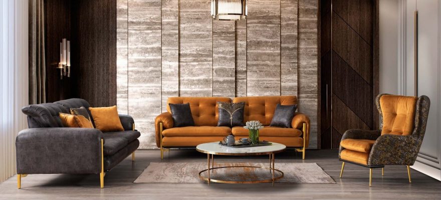 Relax koltuk takımı ile yaşam alanı